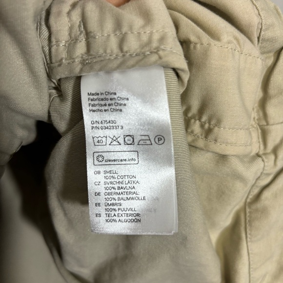 H&M Divided Beige Light Jacket - Size 10 - Picture 3 of 9